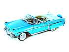 1958 Chevy Impala Convertible BLUE 1:18 Scale By Motormax NEW Item 