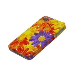   girly Bright daisy Flowers Iphone 4 Case Cell Phones & Accessories