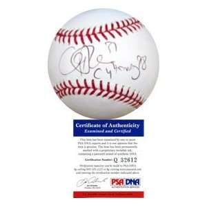 Cliff Lee CY Young 98 Autographed Baseball  Sports 