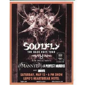 Soulfly Concert Flyer Providence Lupos:  Home & Kitchen