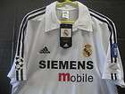 NWT Authentic Adidas 2002 Real Madrid Zidane Champions League Jersey L