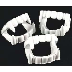  144 Plastic White Teeth, Vampire Fangs, Party Favors 
