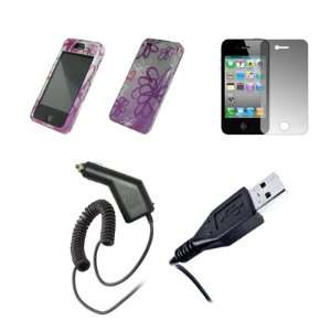   Charger + USB Data Charge Sync Cable for Apple iPhone 4: Electronics