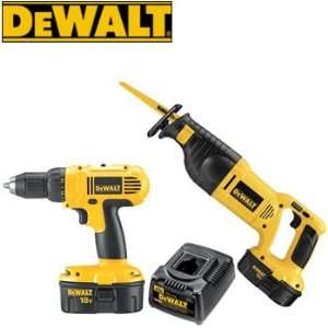 Factory Reconditioned Dewalt DC759CAR 18V Drill and Reciprocating Saw 