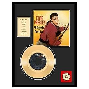   Presley 24 Kt Gold Album Framed All Shook Up Sports & Outdoors