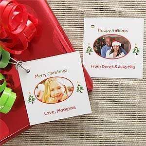    Personalized Photo Christmas Gift Tags: Health & Personal Care