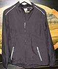 womens l black windtec golf jacket c b old york