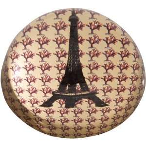    Eiffel Tower 3.75 Glass Domed Tree Paperweight