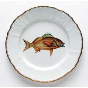  Anna Weatherley Antique Fish 9.5 In Dinner Plate No. 4 