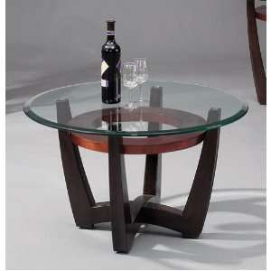   : Round Cocktail Table   Bassett Mirror T1078 120/033: Home & Kitchen