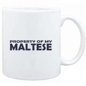   White  PROPERTY OF MY Maltese EMBROIDERY  Dogs