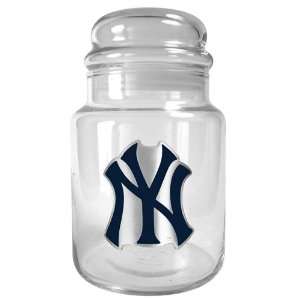  New York Yankees Glass Candy Jar