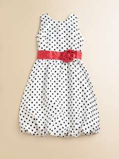 kc parker girl s polka dot shantung dress was $ 64 00 now $ 24 00 1
