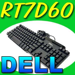 Dell USB Smart Card Reader Wired Keyboard RT7D60 DJ741  