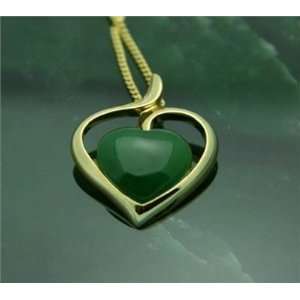  Polar Jade Heart Pendant (P0822) Jewelry