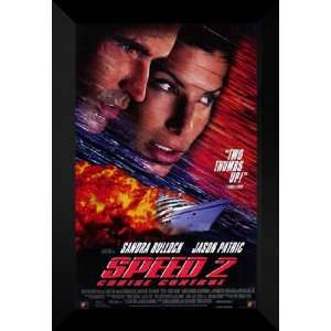  Speed 2 Cruise Control 27x40 FRAMED Movie Poster   A 