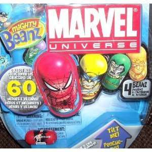   SPINMASTER MARVEL UNIVERSE MIGHTY BEANZ 4 PACK SERIES 1 Toys & Games