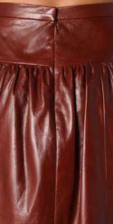 Lyn Devon Molly Leather Skirt  