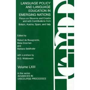  Language Policy and Language Education in Emerging Nations 