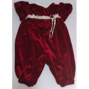  Baby Girl Red 0 3 Months, Romper Dress, Winter Christmas 
