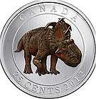   Canada Glow in the Dark Coin Dinosaur Coin Coloured Coin w/ Case & Coa