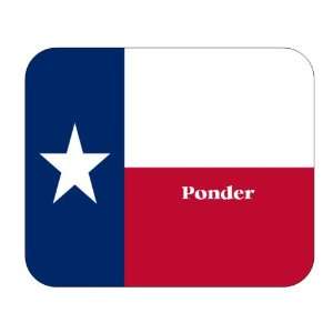  US State Flag   Ponder, Texas (TX) Mouse Pad Everything 