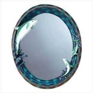  Dolphins Wall Mirror   Style 32164