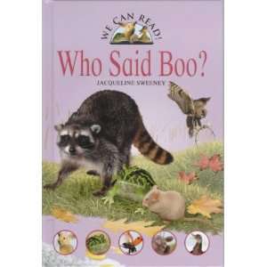  Who Said Boo? (We Can Read) (9780237521783) Jacqueline 