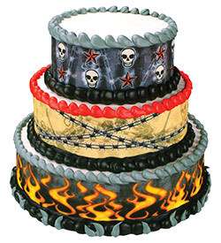 ROCK STAR EDIBLE DESIGNER CAKE PRINT IMAGES  
