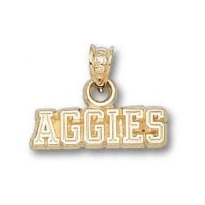  Utah State Aggies Solid 10K Gold A Pendant Sports 