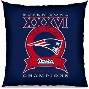  New England Patriots Super Bowl XXXVI Champions 18 in 