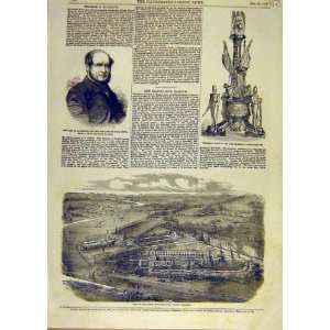  Graving Dock Partick Glasgow Plate Earl Mulgrave 1858 