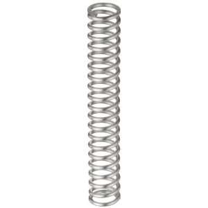 Compression Spring, 302 Stainless Steel, Inch, 0.6 OD, 0.081 Wire 