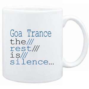  Mug White  Goa Trance the rest is silence  Music 