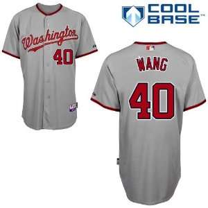 Chienming Wang Washington Nationals Authentic Road Cool Base Jersey By 