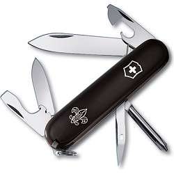 Victorinox Swiss Army Tinker Boy Scout Pocket Knife (Black)  