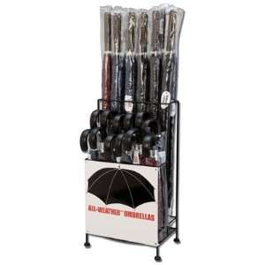   Umbrella Set in Metal Display Stand 