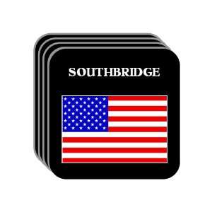  US Flag   Southbridge, Massachusetts (MA) Set of 4 Mini 