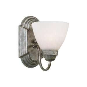  Winchester Wall Sconce 1 Light Aged Silver Kitchen 