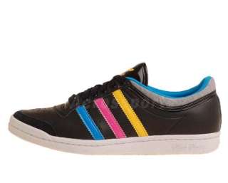 Adidas Top Ten Low Sleek W Black Colorful Stripes Shoes G46318  