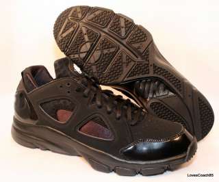 Nike Zoom Huarache TR Low Black/Black 442243 001 NIB Mens Trainer 