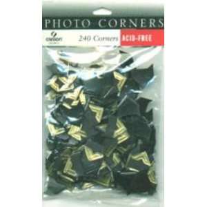  Photo Corners 240/Pkg Gold Metallic   627148 Patio, Lawn 