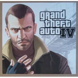  Grand Theft Auto IV Game Poster 19 1/4 X 18 1/2