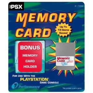 Memory Card With Case For PlayStation Video Games