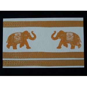 Cards And Envelopes Indian Elephant (Pack of 5 with Assorted Colours)