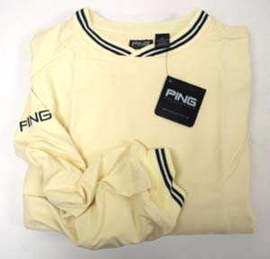 Ping Golf Butter Yellow L/S Wind Shirt Mens 3XL New  