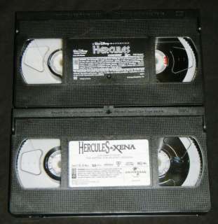 HERCULES And HERCULES & XENA   2 Animated VHS Movies  