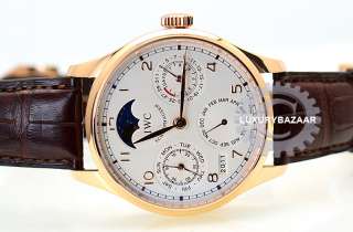 IWC Portuguese Perpetual Calendar in Rose Gold Reference # IW502302 