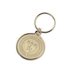Harvard Medical   Key Ring   Gold
