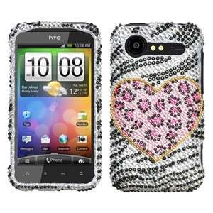 HTC ADR 6350 Droid Incredible 2 Playful Leopard Bling  
